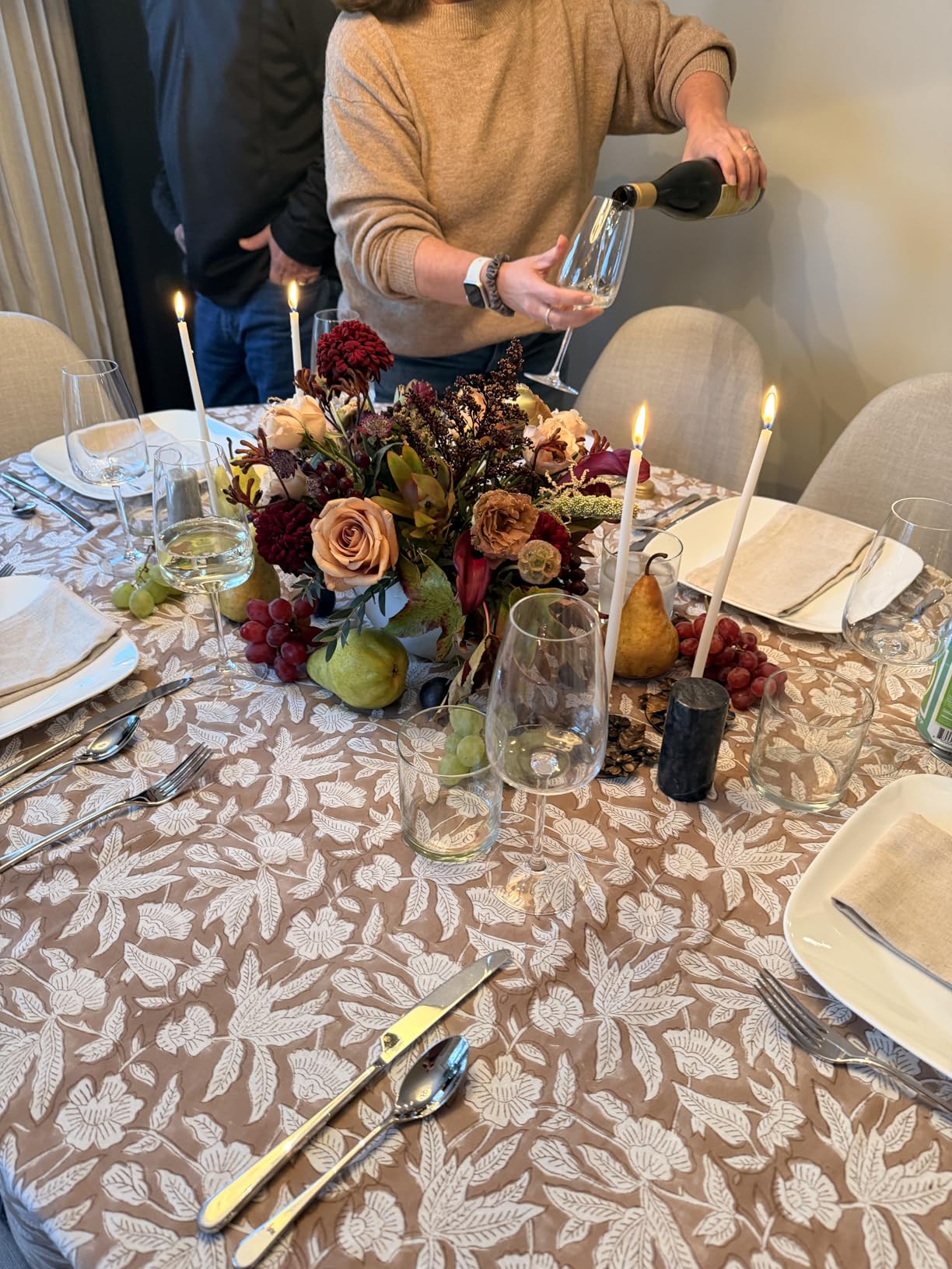 Oak Brown harvest table